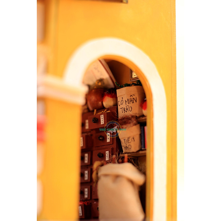 Mô Hình DIY Khung Tranh Tiệm Thuốc Bắc Chính hãng Giá tốt - Hình ảnh 2