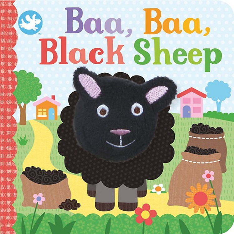 Sách Little Me Baa, Baa, Black Sheep Finger Puppet Book
