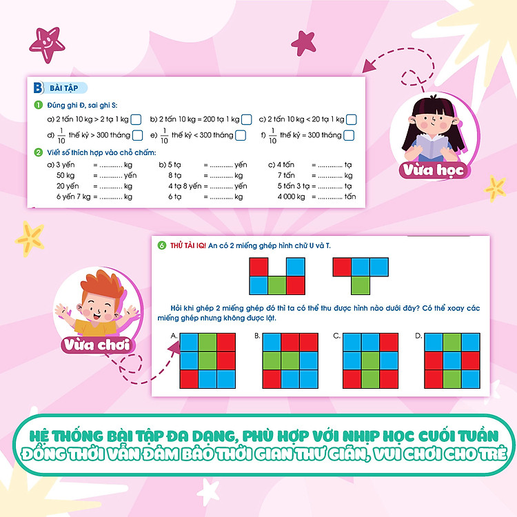 Phiếu bài tập cuối tuần Toán lớp 4 - Ảnh 5