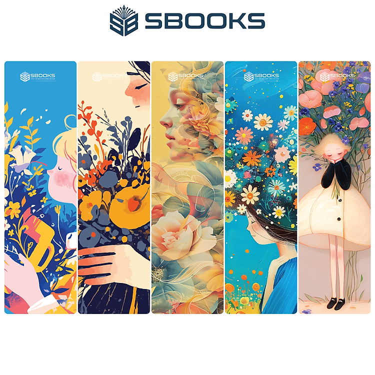 Bookmark Kẹp Sách Hoa (5 cái)