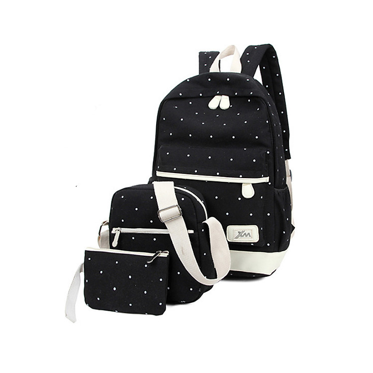 Balo Laptop Kèm Túi Đi Học Và Ví 40x30x10cm