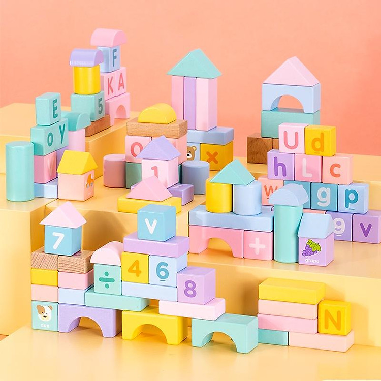 Bộ xếp hình gỗ mô hình thành phố Deli Chính hãng Ưu đãi - Hình ảnh 4