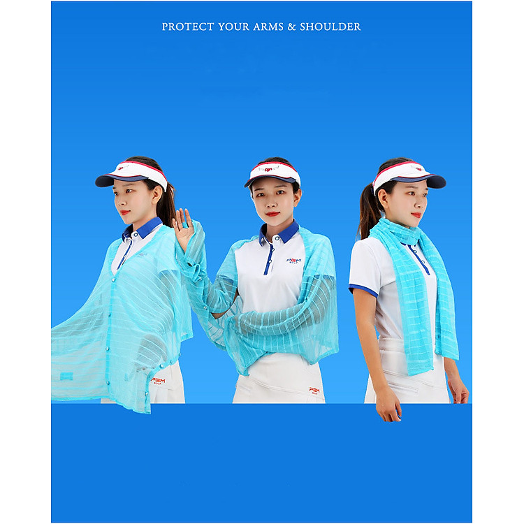 KHĂN CHỐNG NẮNG THỂ THAO NỮ- PGM-PJ002 - Thoáng mát, dễ chịu, hút ẩm, nhanh khô - Khăn chống nắng siêu tốt giúp bạn tránh khỏi nắng hè gay gắt