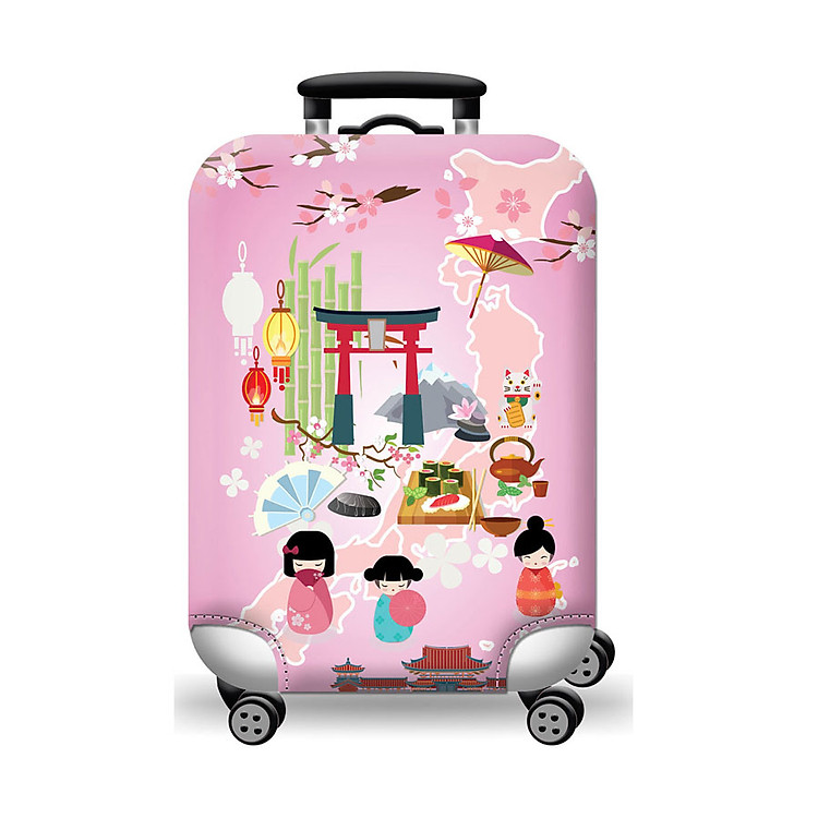 Túi bọc bảo vệ vali -Áo vỏ bọc vali - Du Lịch Nhật Bản