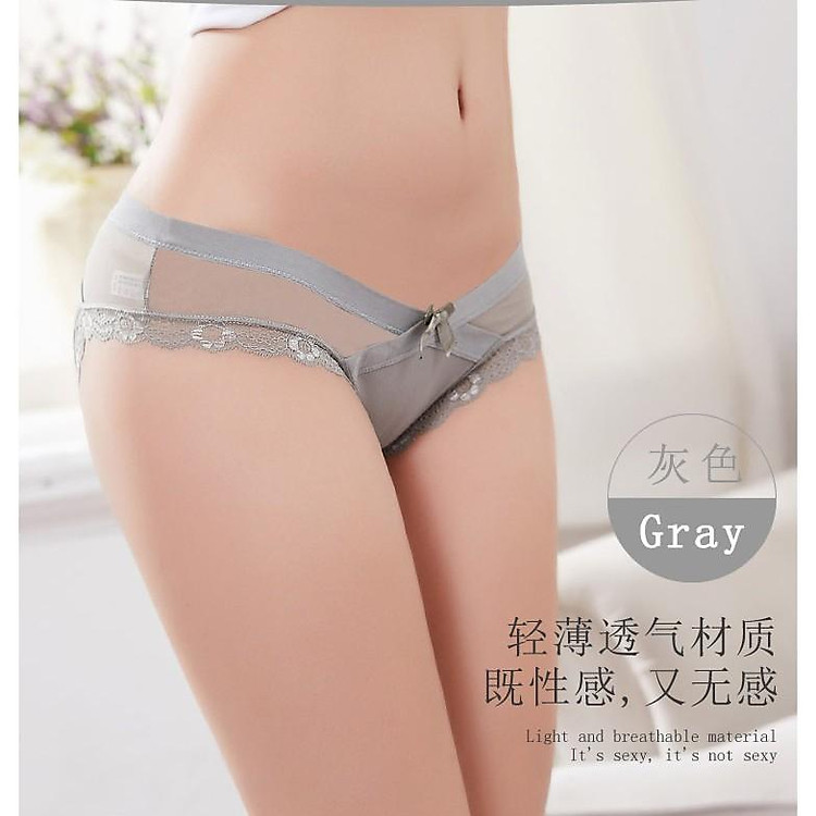 Mua Quần lót bầu phối ren Ql01 - xám Đảm bảo Giá tốt - Hình ảnh 2