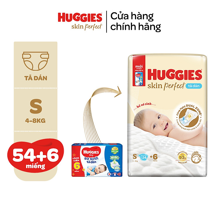 Mua Tã dán sơ sinh Huggies Tràm Trà Chính hãng Tiết kiệm - Hình ảnh 2