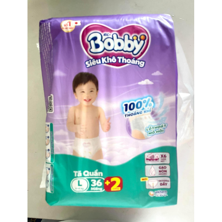 Mua Tã Quần Bobby Siêu Thoáng L38 Giá rẻ