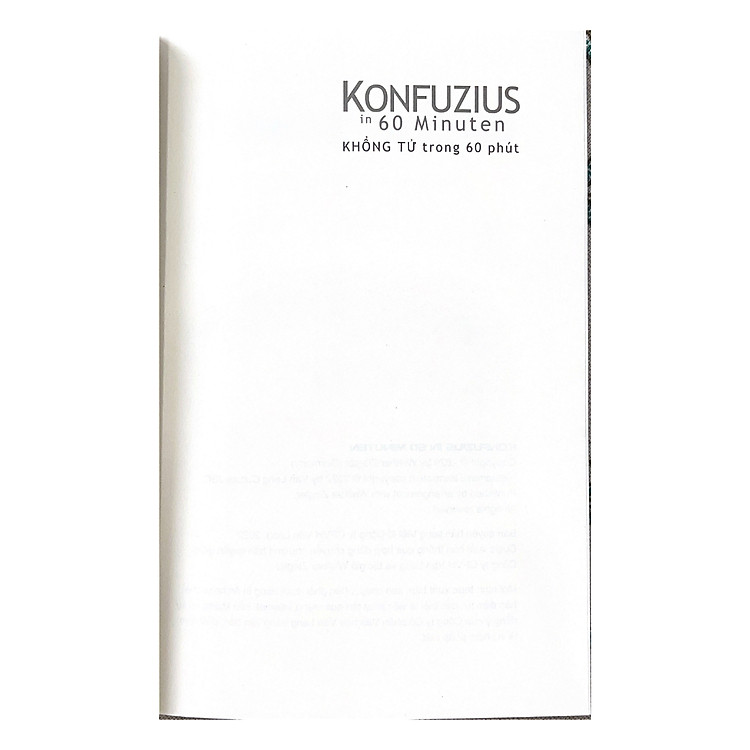 Những Nhà Tư Tưởng Lớn - Khổng Tử Trong 60 Phút - Ảnh 4