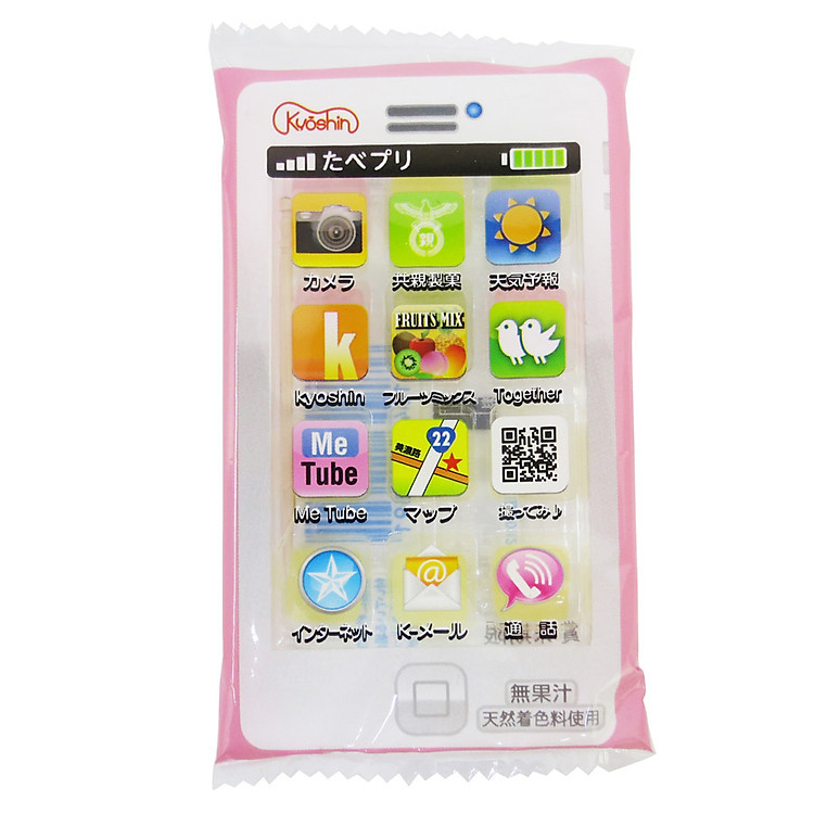 Kẹo dẻo Mochi trái cây túi hình smartphone 14g (giao màu ngẫu nhiên)