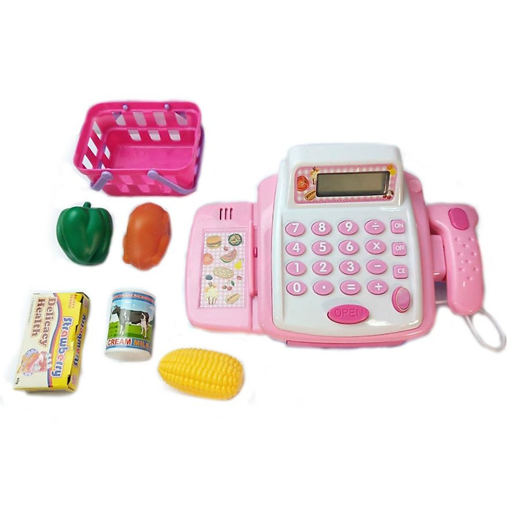 Bộ Đồ Chơi Duka - Máy Tính Tiền Hồng Chính hãng Giá tốt - Hình ảnh 5