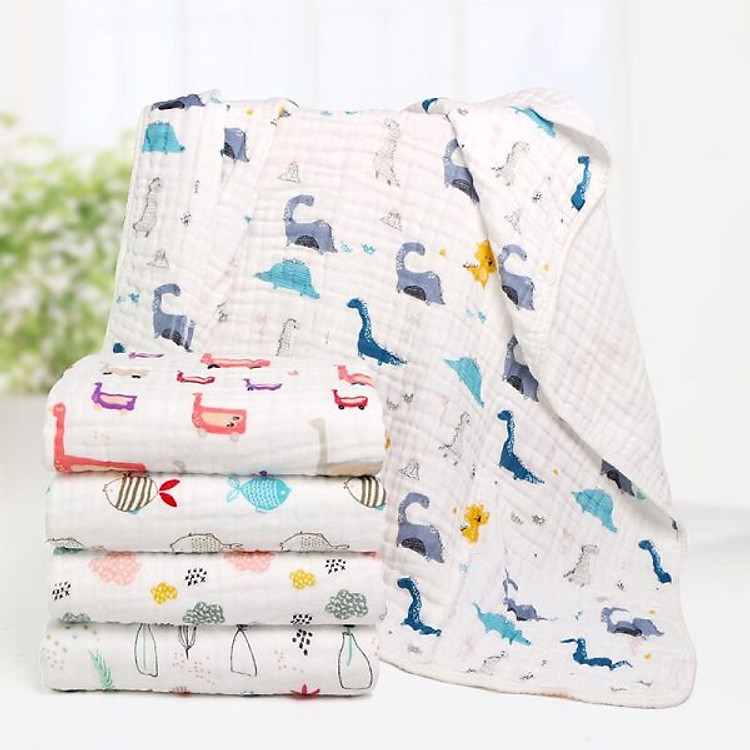Chăn xô 6 lớp cho bé - Mẫu ngẫu nhiên