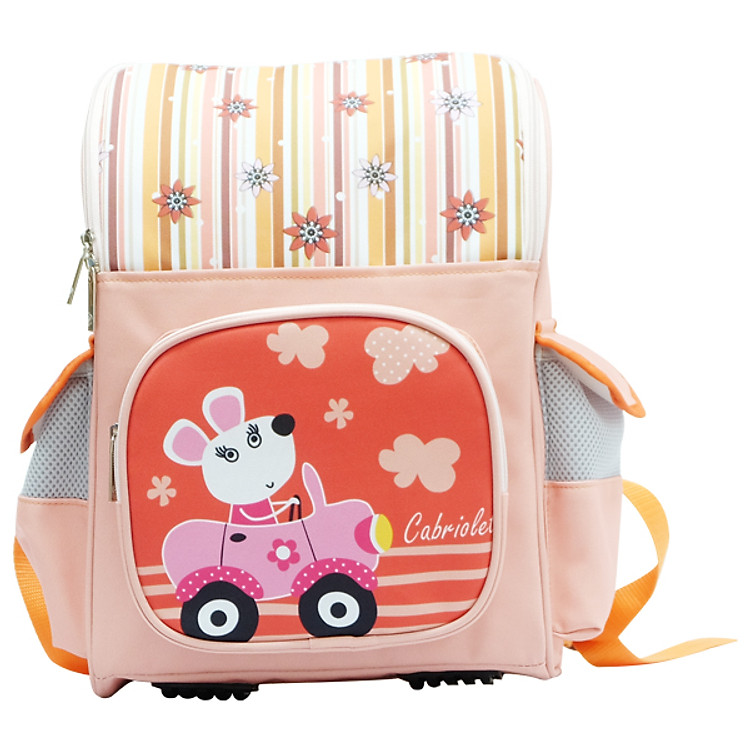 Balo Học Sinh Chống Gù B.BAG Cabriolet B-12-049 - Hồng Nhạt (33 x 25 x 13 cm)