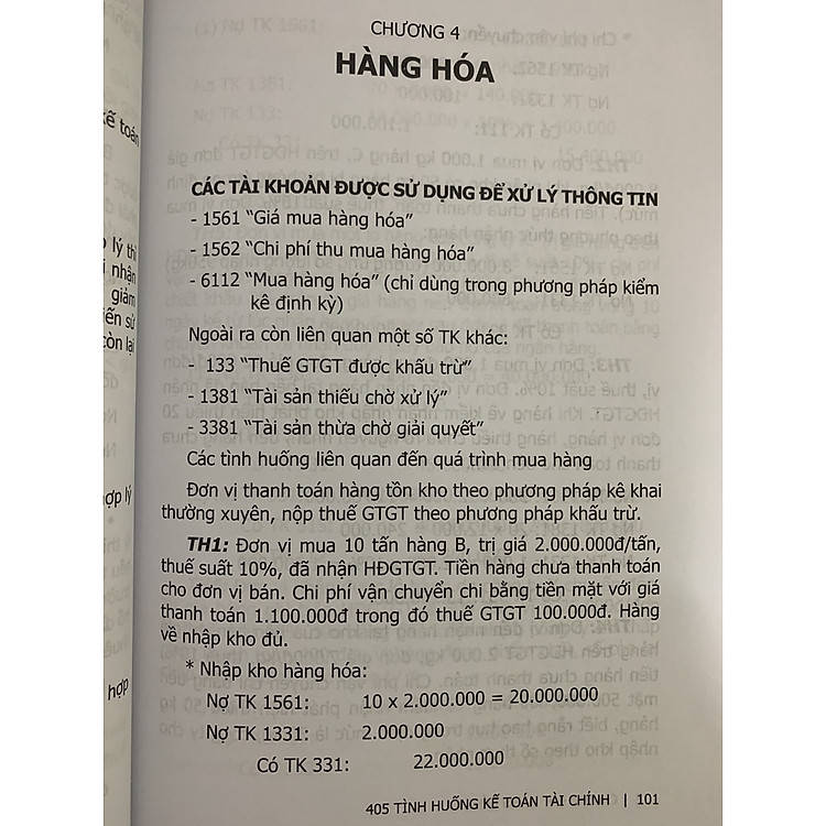 405 Tình Huống Kế Toán Tài Chính - Hướng Dẫn Thực Hành Bài Tập Kế Toán (ái Bản) - Ảnh 5