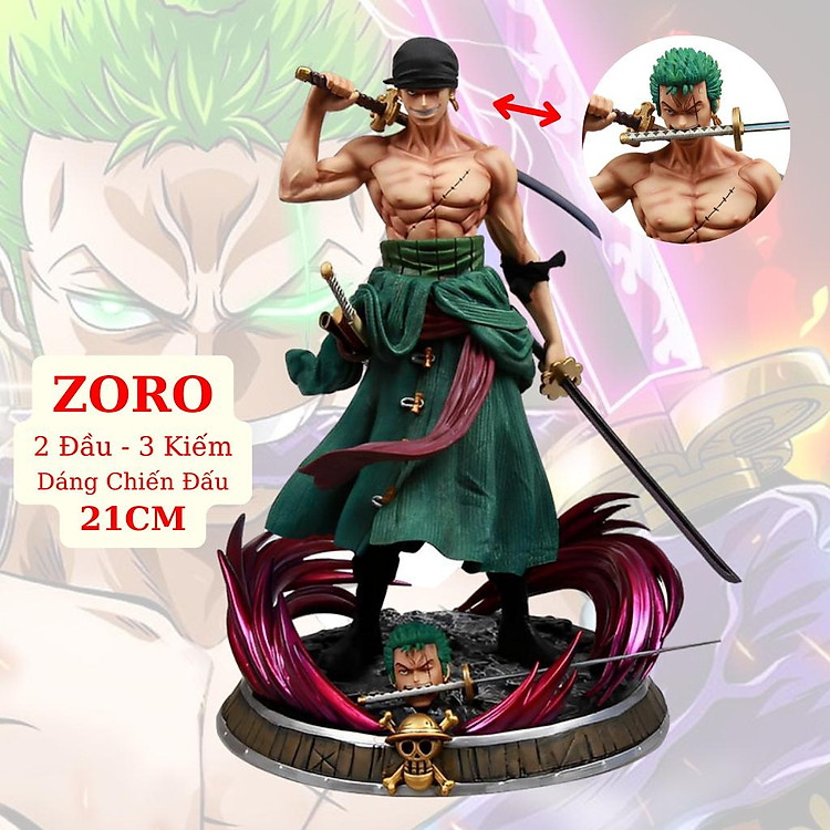 Mô Hình Zoro 21cm (Bản Thường)