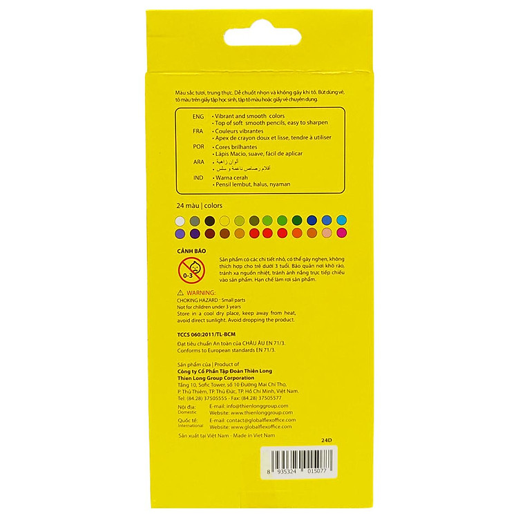 Hộp Bút Chì Màu Hai Đầu Colokit CPC-C035 (12 chiếc) - Ảnh 5