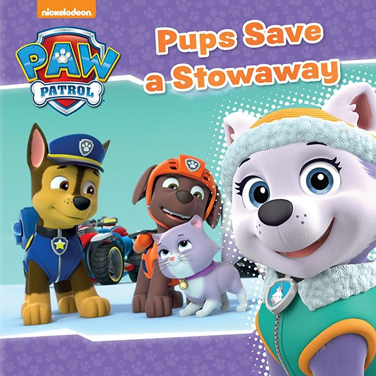 Sách Nickelodeon PAW Patrol Pups Save a Stowaway