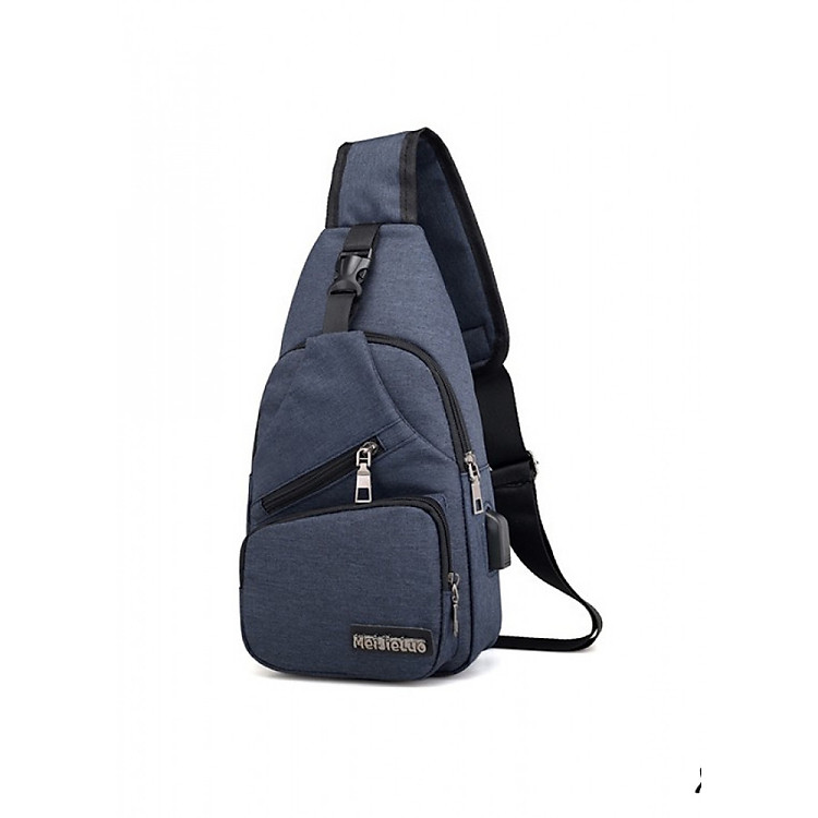 Túi Nam Nữ Đeo Chéo Khóa Xéo MJL Có Cổng Sạc TDT