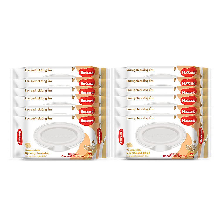 Combo 12 Gói Khăn Ướt Huggies Đảm bảo Giá rẻ - Hình ảnh 4