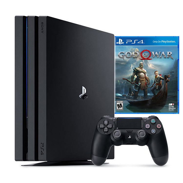 Bộ máy chơi game PS4 Pro 1TB kèm đĩa game godofwar 4 - chính hãng Sony Việt Nam