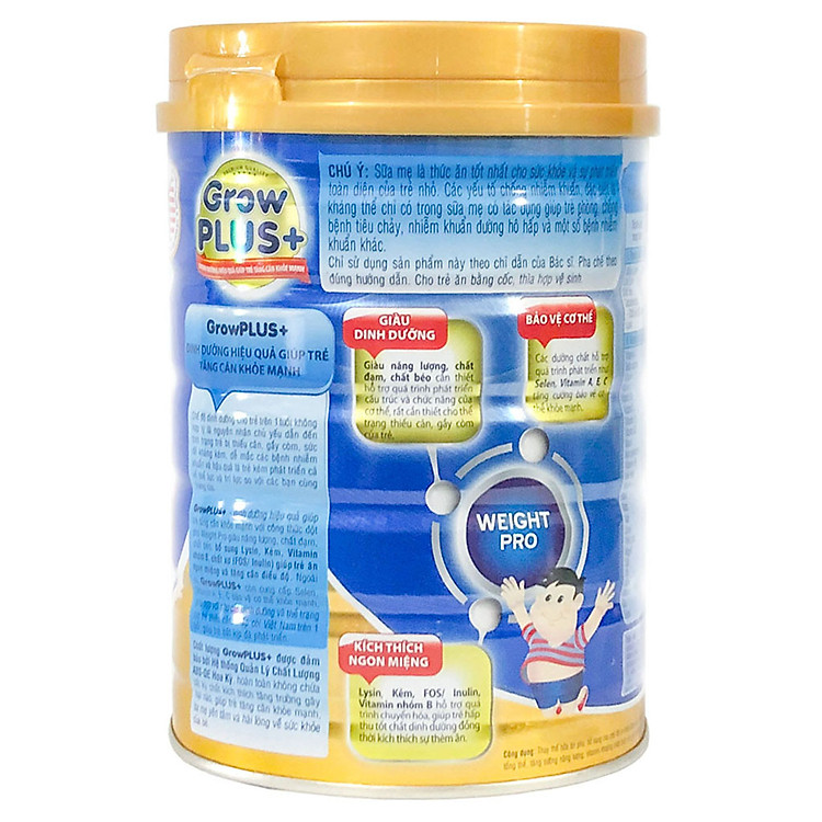 Sữa Bột Nutifood Grow Plus+ 900g Uy tín Tiết kiệm - Hình ảnh 3