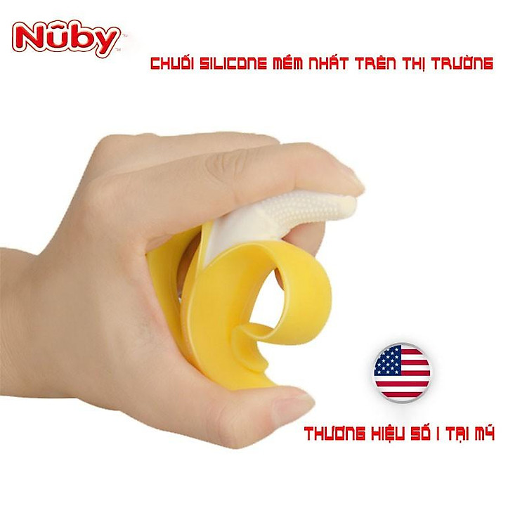 Ngậm nướu Nuby hình chuối - Tách lẻ Chính hãng Giá rẻ - Hình ảnh 4