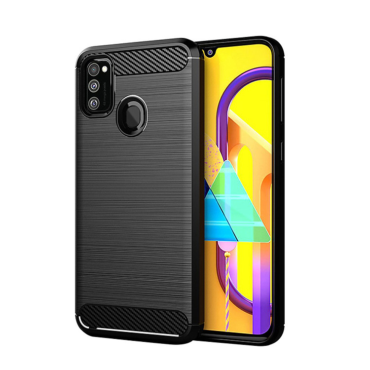 Ốp Lưng Dẻo Dành cho Samsung Galaxy M21 Vân Xước- Handtown- Hàng Chính Hãng