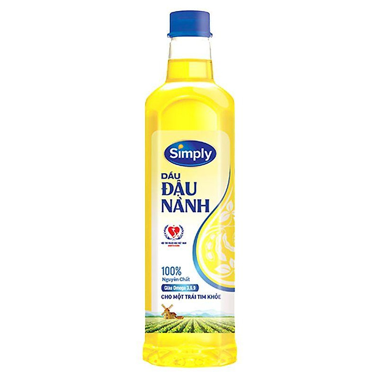 Dầu Đậu Nành Simply Chai 1L - 8934988020021