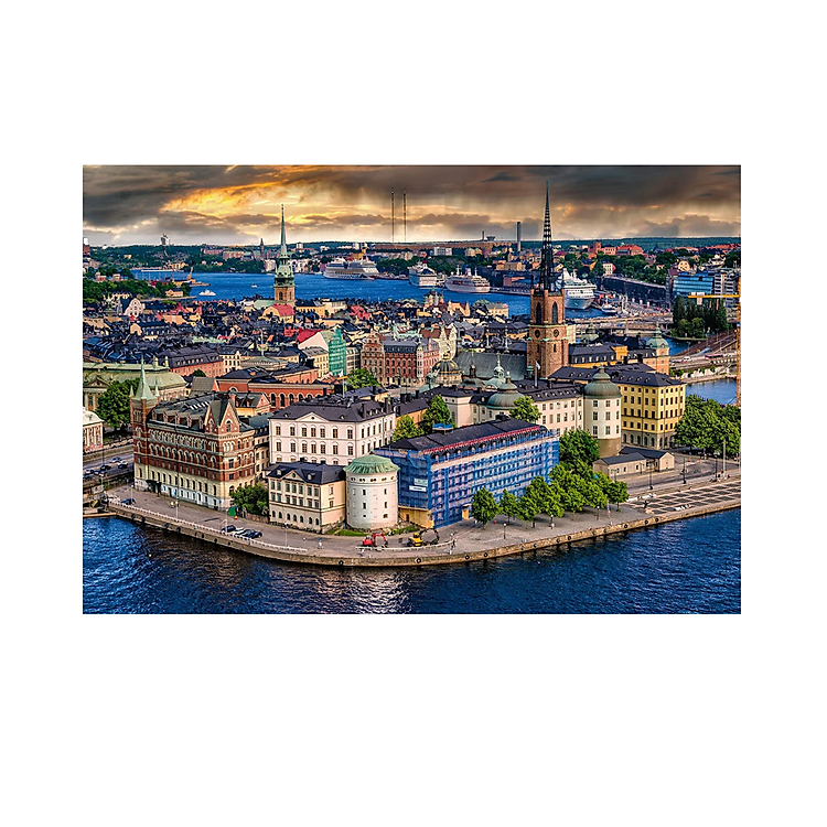 Puzzle Stockholm 1000 mảnh RAVENSBURGER Chính hãng Ưu đãi - Hình ảnh 2