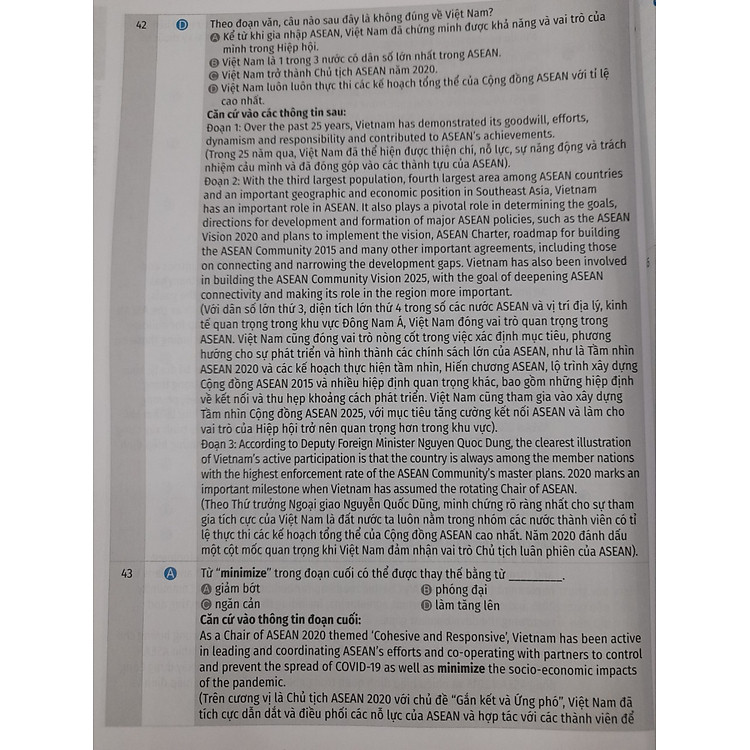 50 Đề Thi Đại Học Môn Tiếng Anh - Trắc Nghiệm Tổng Hợp - Ảnh 3