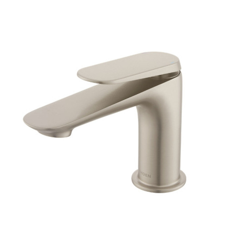 Vòi lavabo nóng lạnh(gồm xả lật), màu SRN, chất liệu Đồng, dòng Lumi,Hiệu Moen GN58121SRN