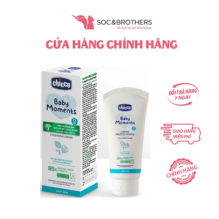 Chọn mua tại Shopee: Kem dưỡng ẩm cho bé Chicco 100ml mua giá tốt nhất tại Shop Mall