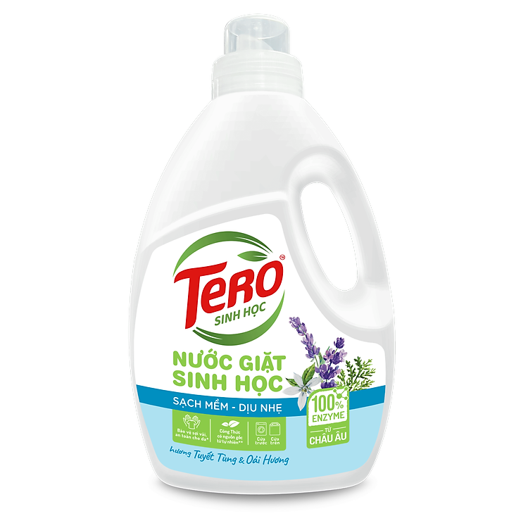 Nước Giặt TERO Sinh Học Hương Tuyết Tùng & Oải Hương 2,9kg