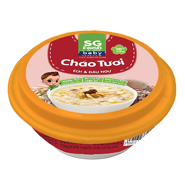 Cháo Tươi Baby Ếch Đậu Ngự SG Food (240g)