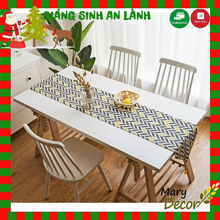 KHĂN RUNNER MARY DECOR - MŨI TÊN CÁCH ĐIỆU KR-F08