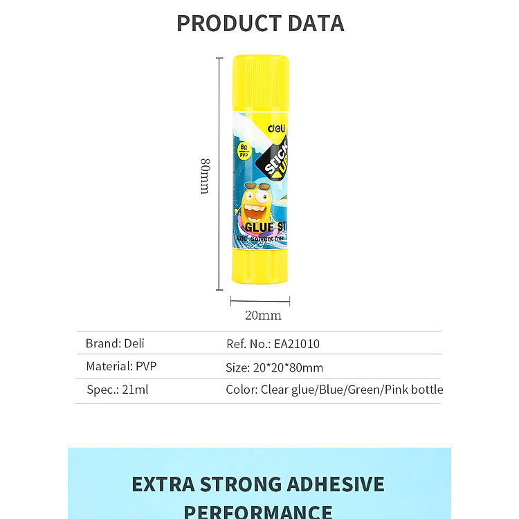 Hồ Khô Kết Dính Mạnh Deli 8G (24 lọ/hộp) - Ảnh 2