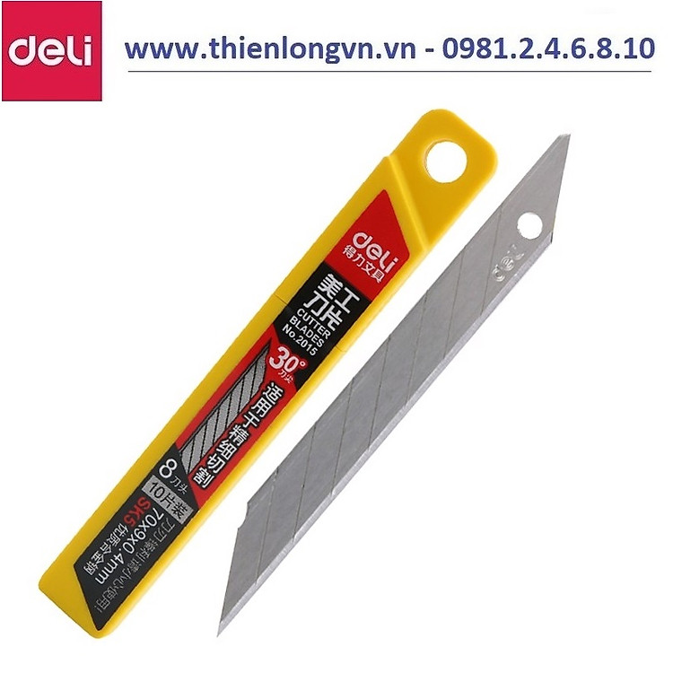 Lưỡi dao trổ 30 độ Deli 2015 - Ảnh 2