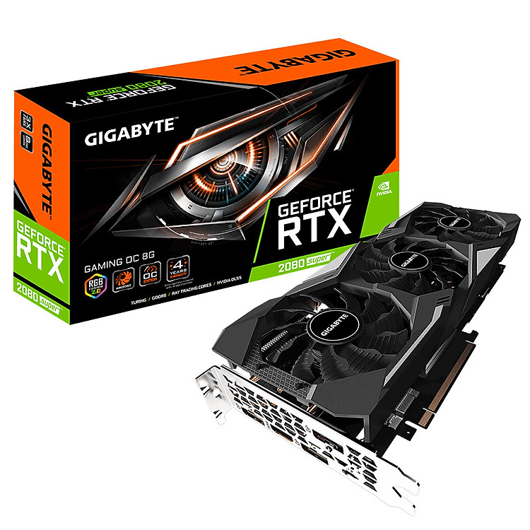 Card Màn Hình GIGABYTE GeForce RTX 2080 SUPER GAMING OC 8G - Hàng chính hãng
