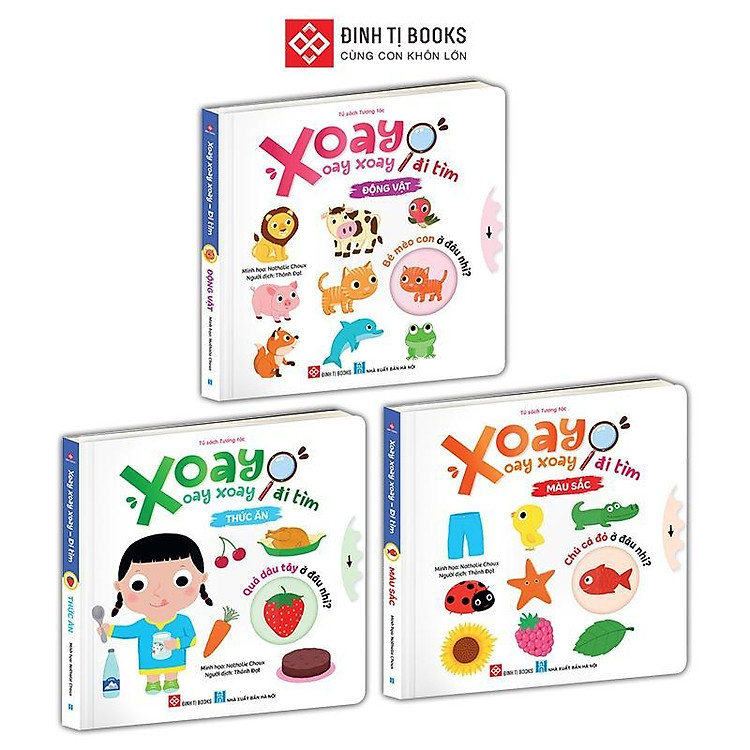 Xoay, xoay, xoay – Đi tìm . . . – Sách tương tác cho trẻ 0 – 6 tuổi