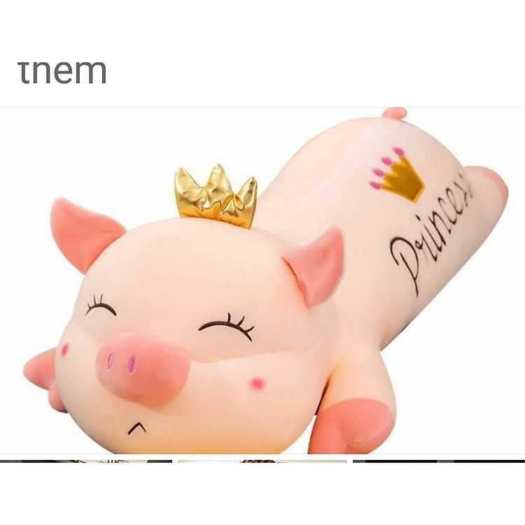 Thú nhồi bông heo vương miện 75-110cm Chính hãng Giá tốt - Hình ảnh 5