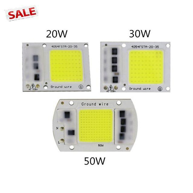 Chíp Led 20W/30W/50W LED Drive-Free COB Chip Lamp 220V