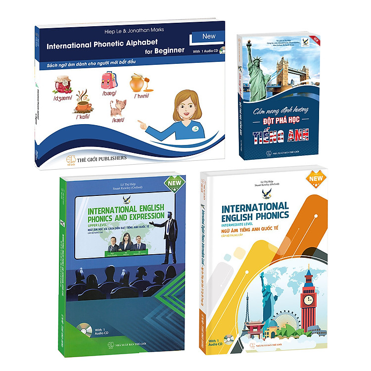 Cẩm Nang Học Tiếng Anh & Ngữ Âm Tiếng Anh Quốc Tế 3 Cấp Độ Sơ Cấp – Trung Cấp – Nâng Cao
