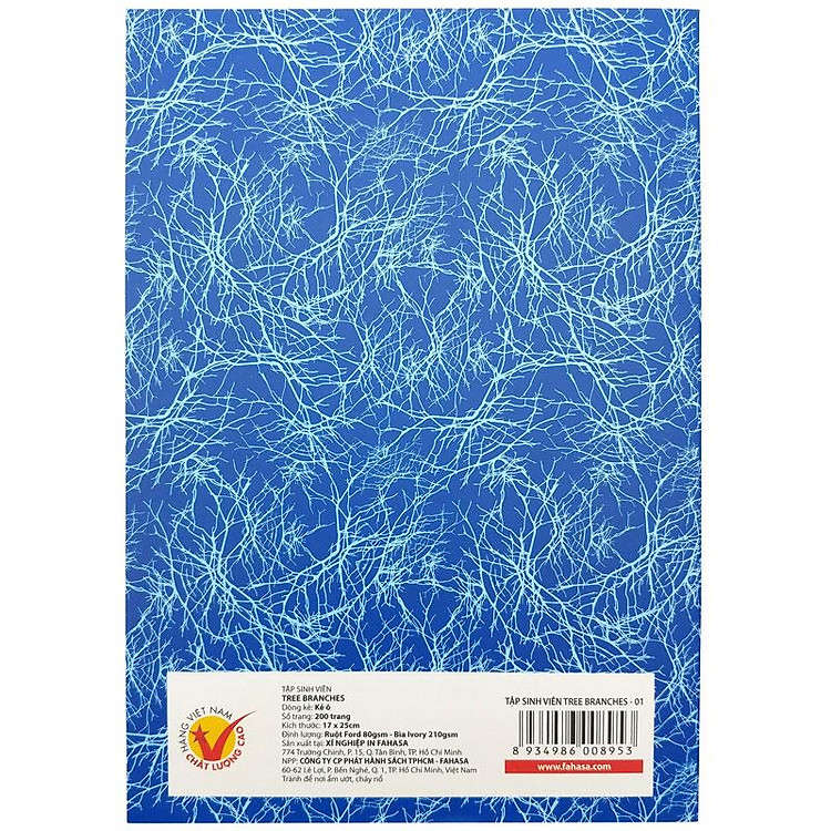 Tập Sinh Viên Kẻ 4 Ô Ly 200 Trang 80gsm - Ảnh 5