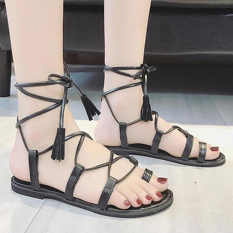 Giày Sandal Nữ Cột Dây Q861 (Size 41)