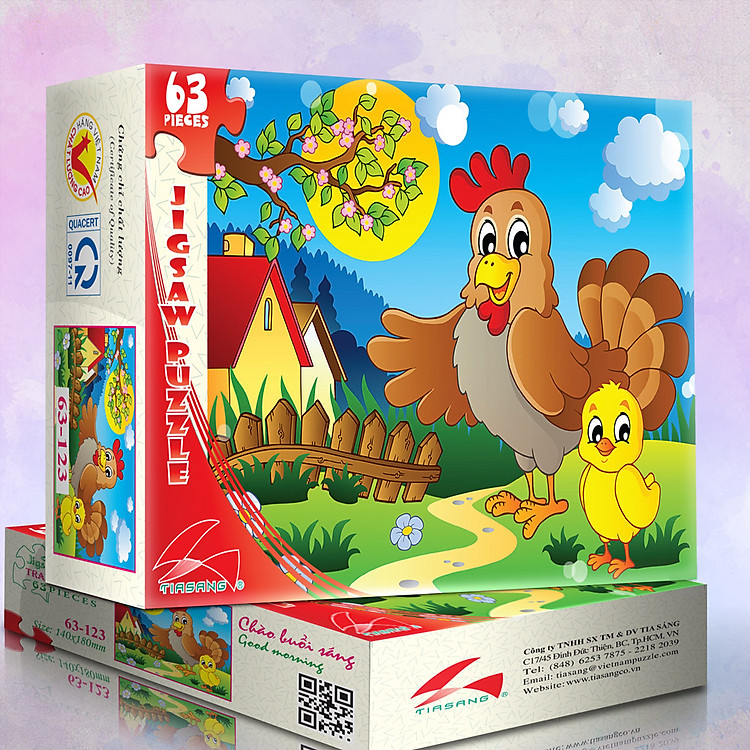 Tranh xếp hình Tia Sáng 63 mảnh Chính hãng Giá rẻ