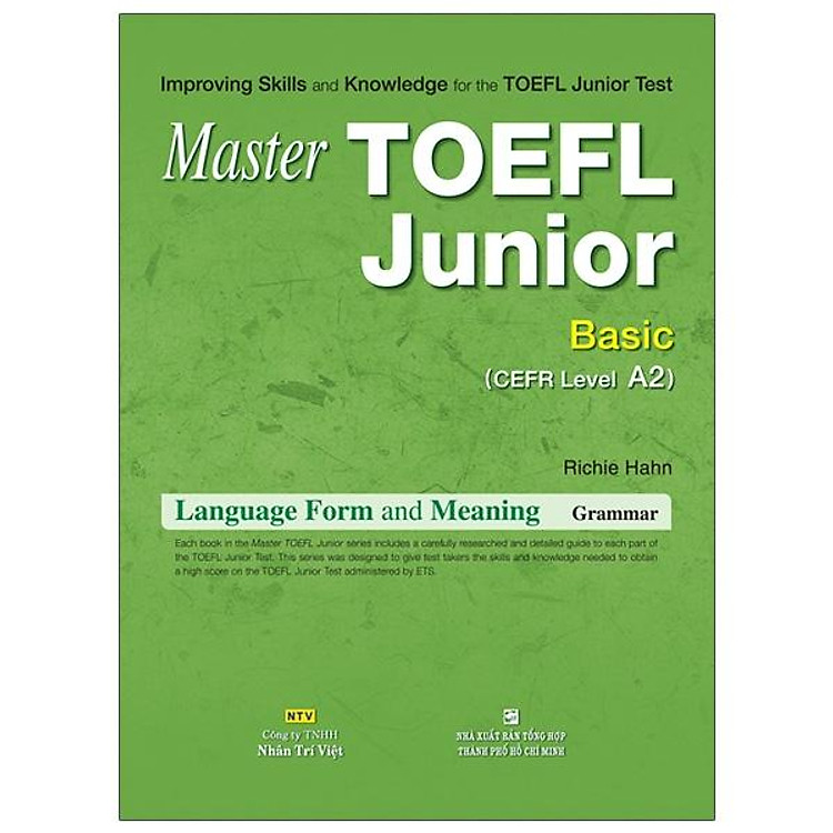 Master Toefl Junior Basic: Language Form & Meaning (Cefr Level A2)
