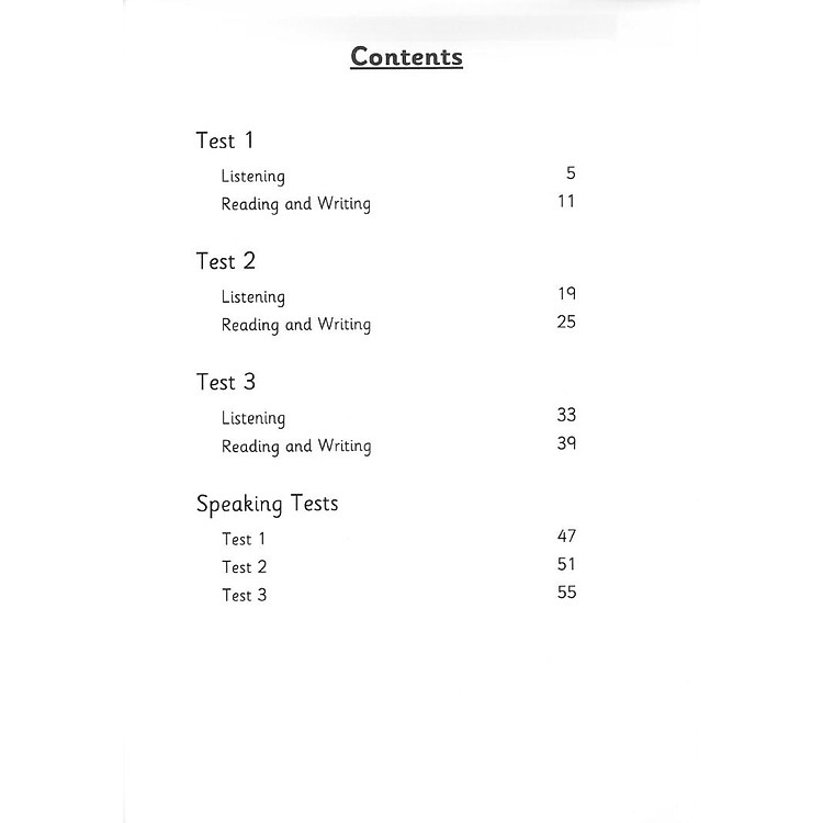 Cambridge English Pre A1 Starters 3 Student's Book: Authentic Examination Papers - Ảnh 2