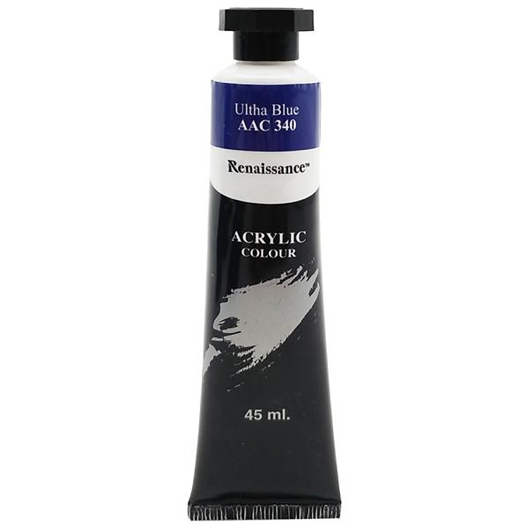 Tuýp Màu Acrylic 45 ml – Renaissance #340 – Ultha Blue