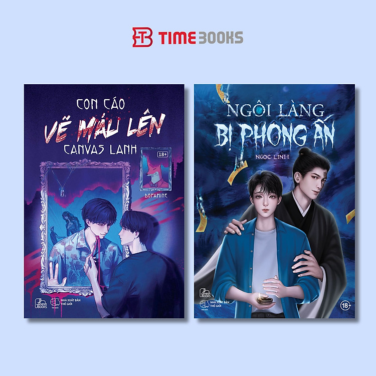 Combo Sách Con Cáo Vẽ Máu Lên Canvas Lanh (trọn bộ) + Ngôi Làng Bị Phong Ấn (trọn bộ) - Đam mỹ, boylove, tình trai