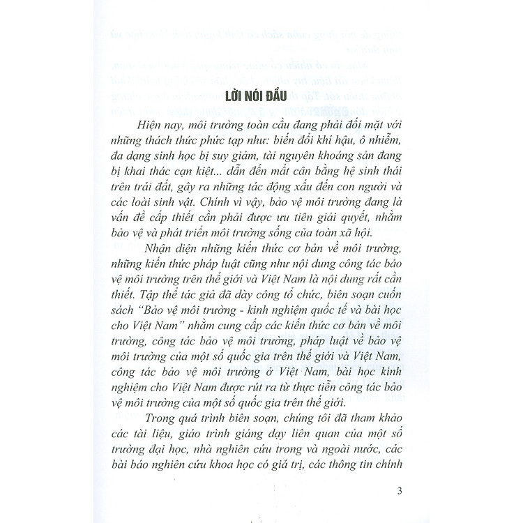 Bảo Vệ Môi Trường Kinh Nghiệm Quốc Tế Và Bài Học Cho Việt Nam - Ảnh 3