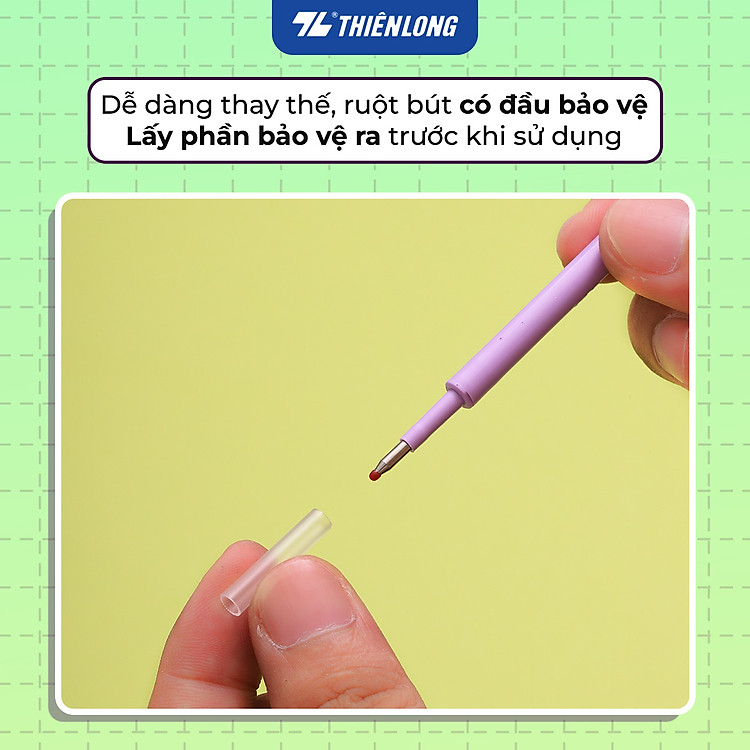 Túi Ruột Bút Gel Xóa Được Thiên Long Officemate GRE-006 (5/10/20 chiếc) - Ảnh 5